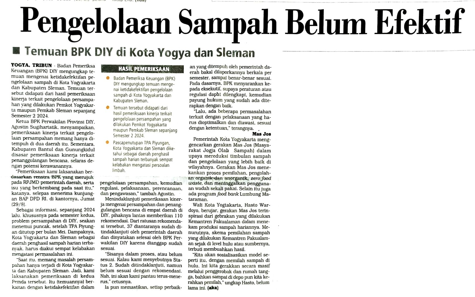 Kliping jogja terbaru