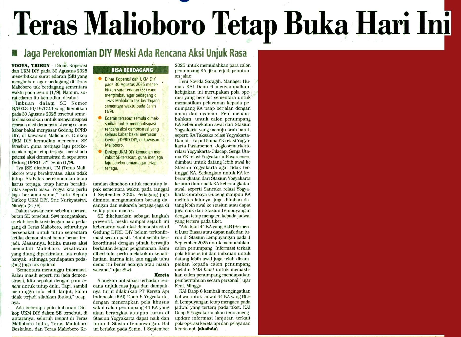 Kliping jogja terbaru