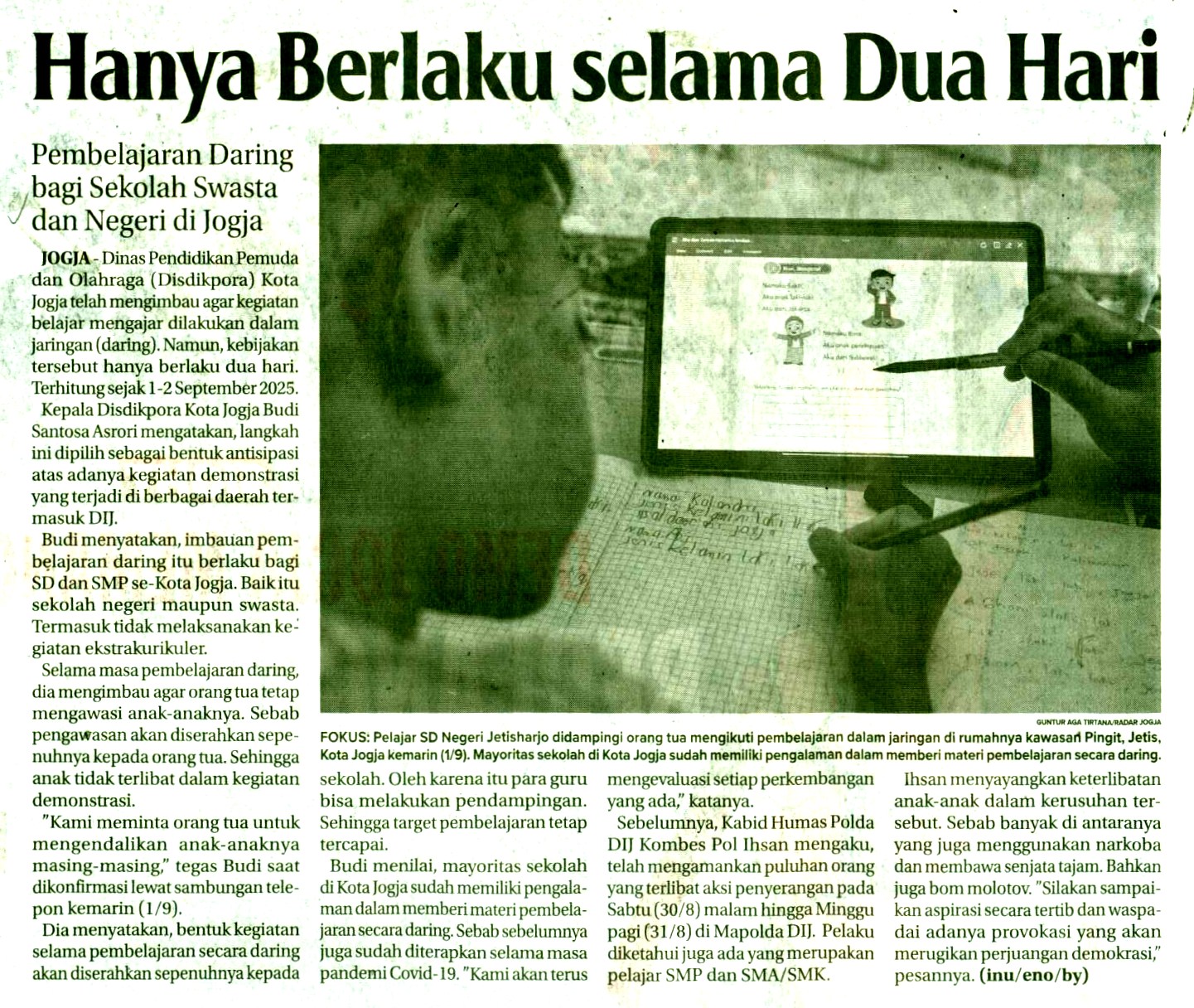 Kliping jogja terbaru