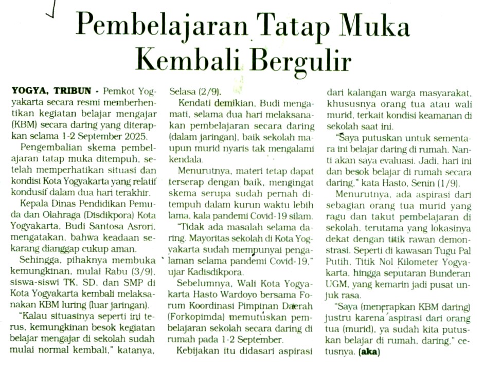 Kliping jogja terbaru