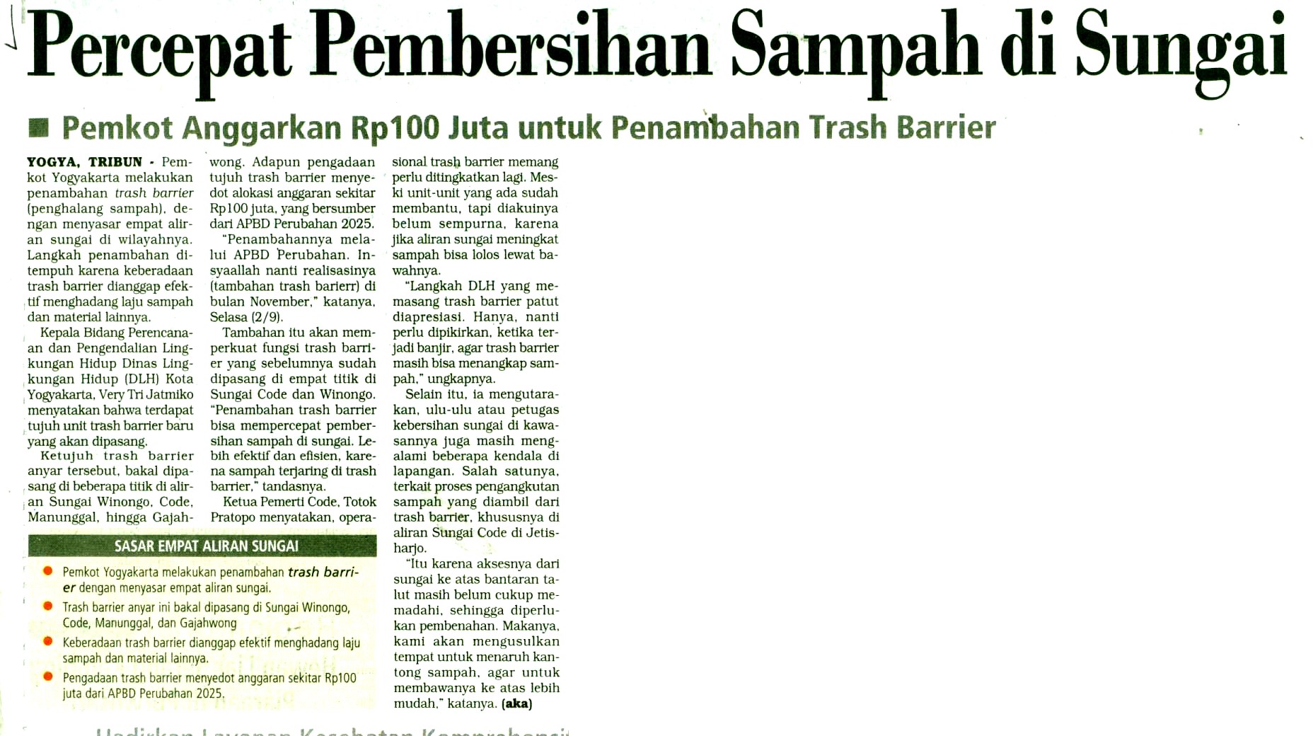 Kliping jogja terbaru