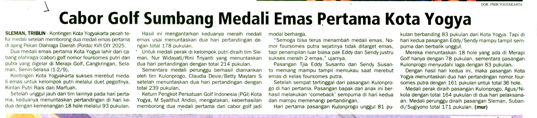 Kliping jogja terbaru