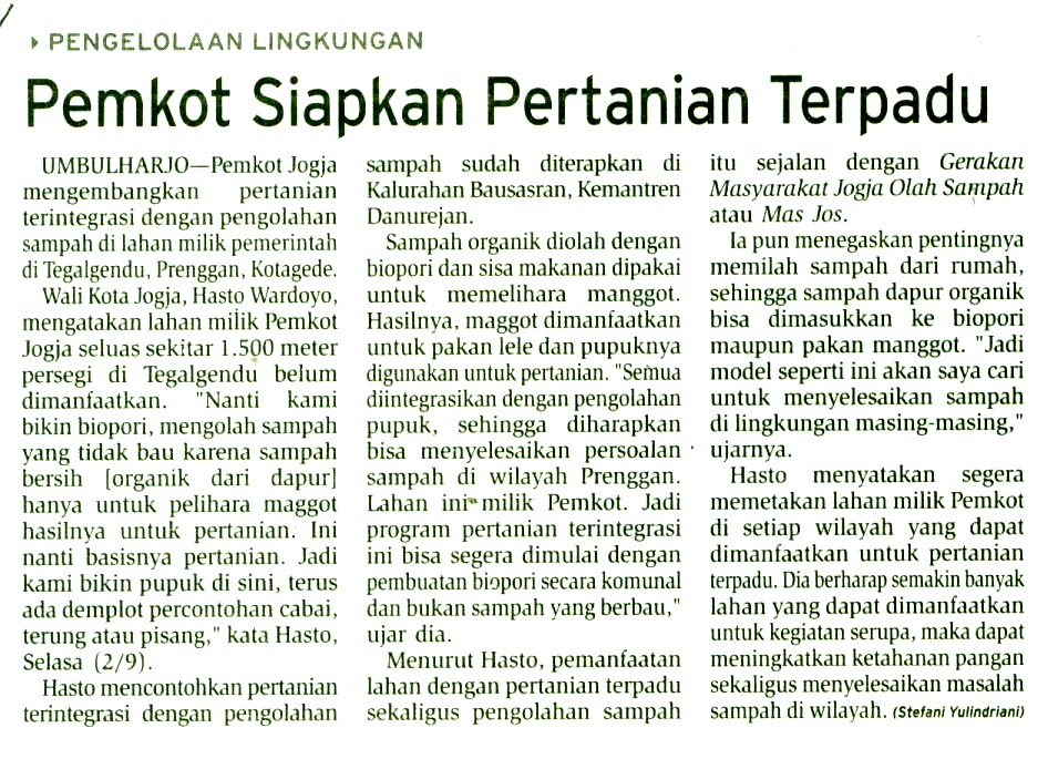 Kliping jogja terbaru