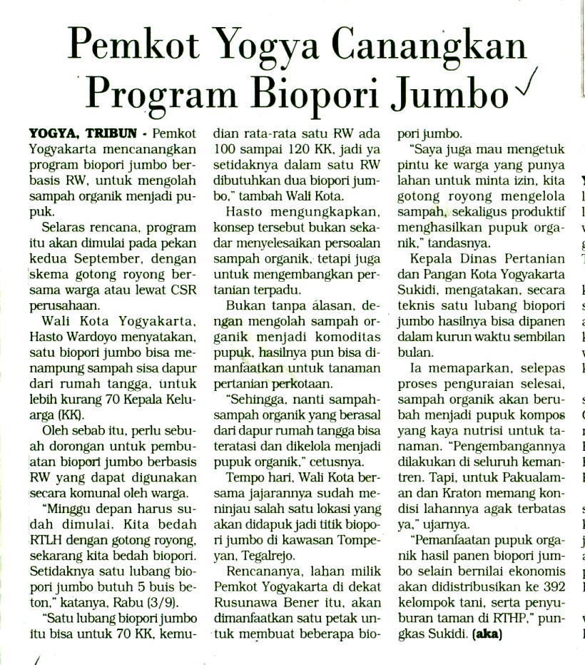 Kliping jogja terbaru