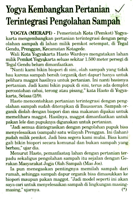 Kliping jogja terbaru