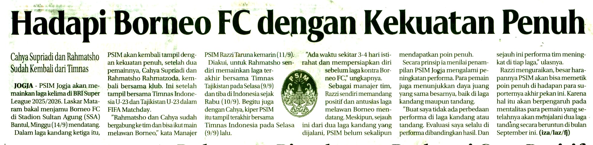 Kliping jogja terbaru