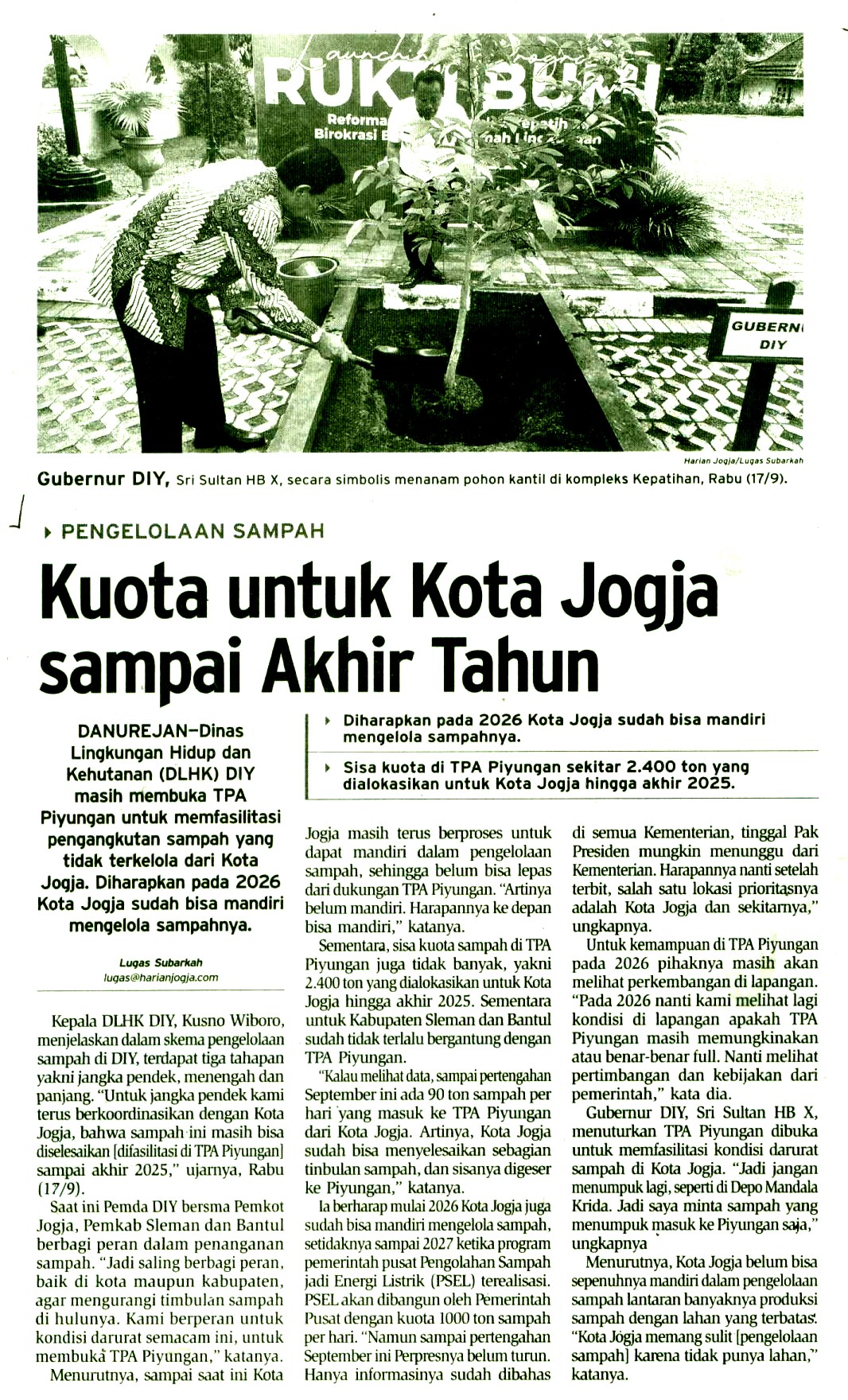 Kliping jogja terbaru