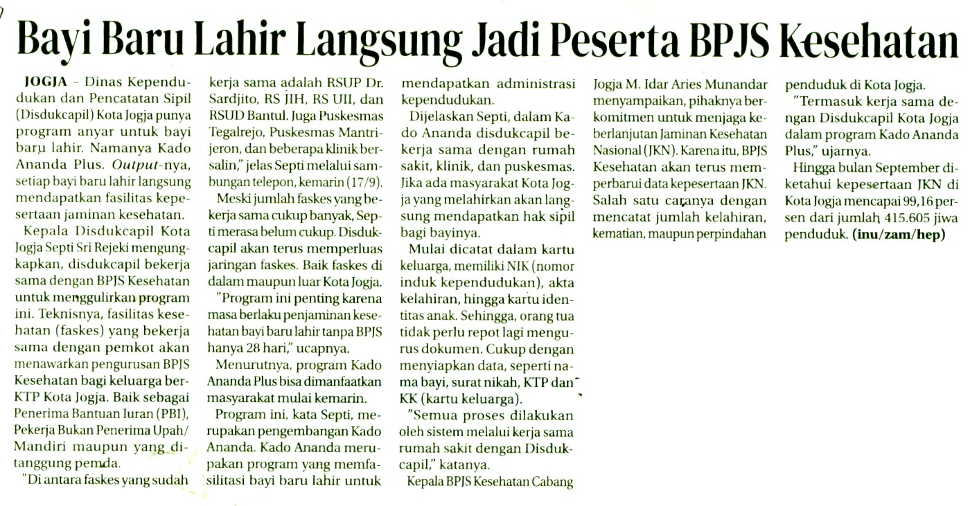 Kliping jogja terbaru