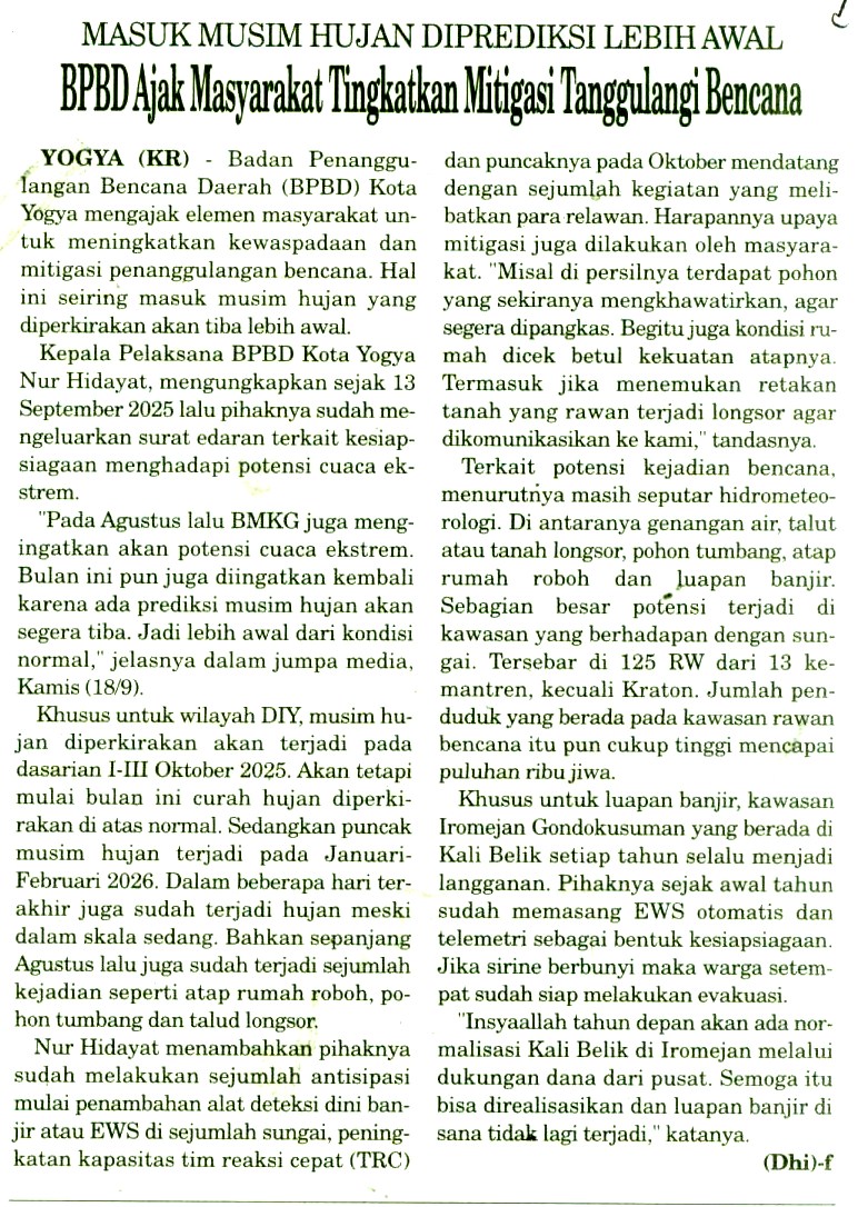 Kliping jogja terbaru