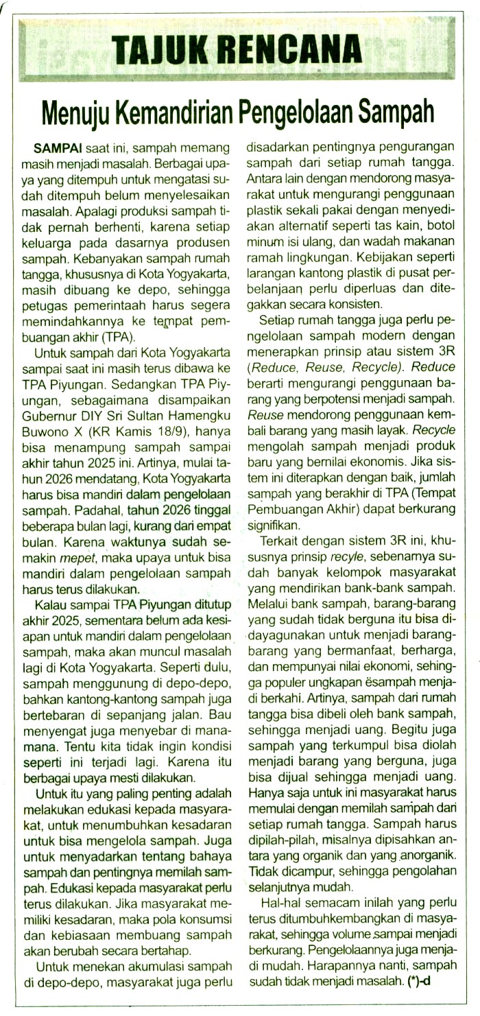 Kliping jogja terbaru