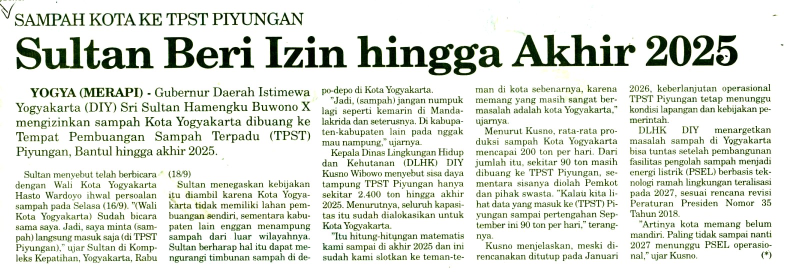 Kliping jogja terbaru