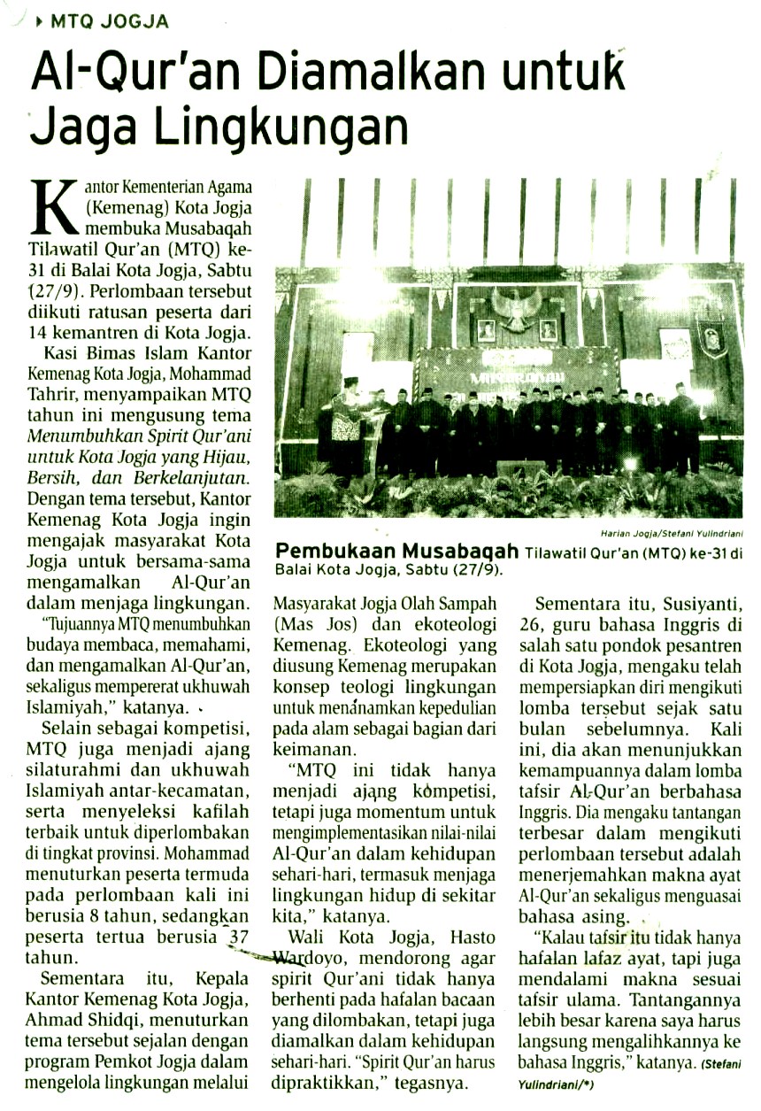 Kliping jogja terbaru