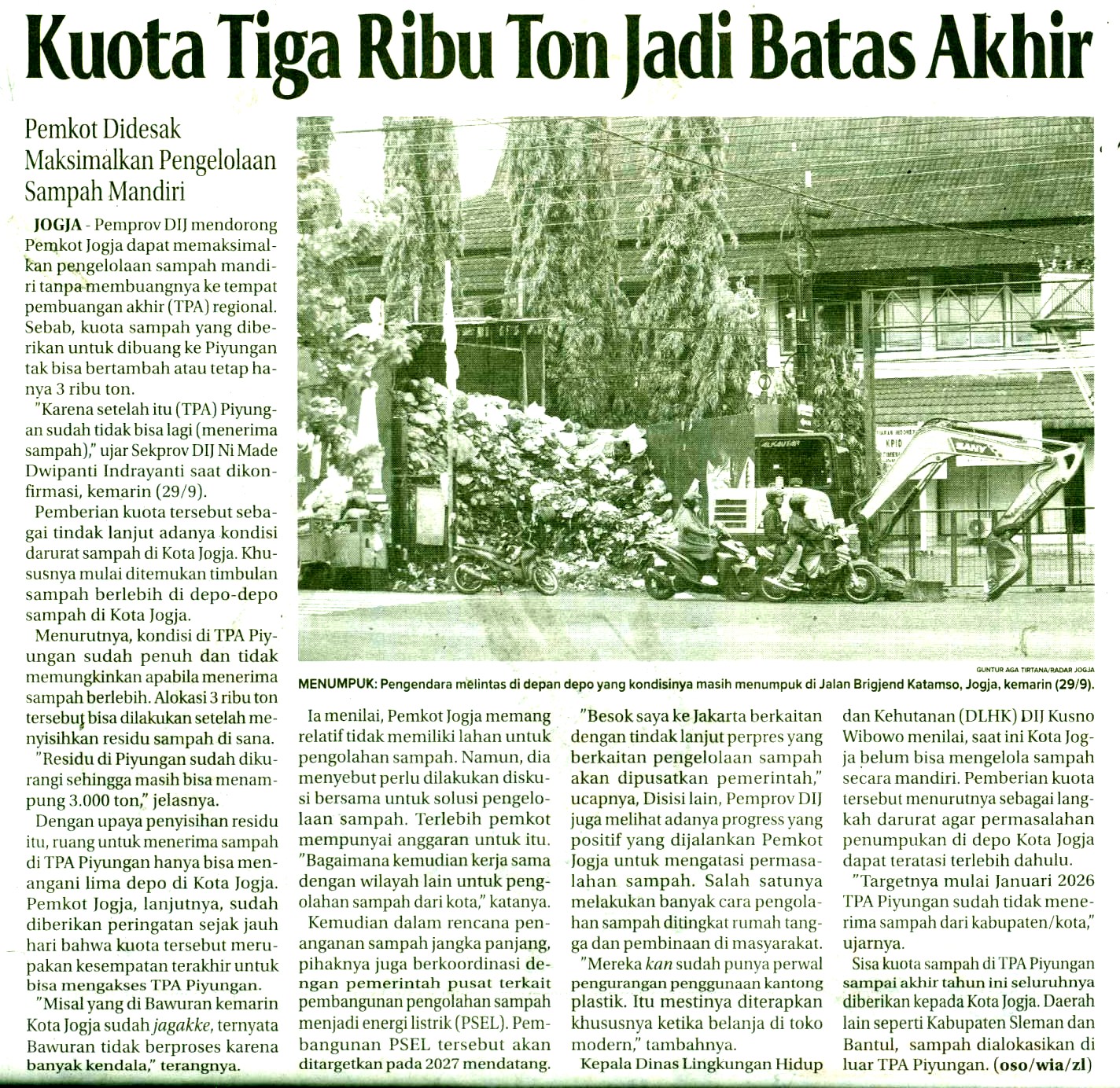 Kliping jogja terbaru