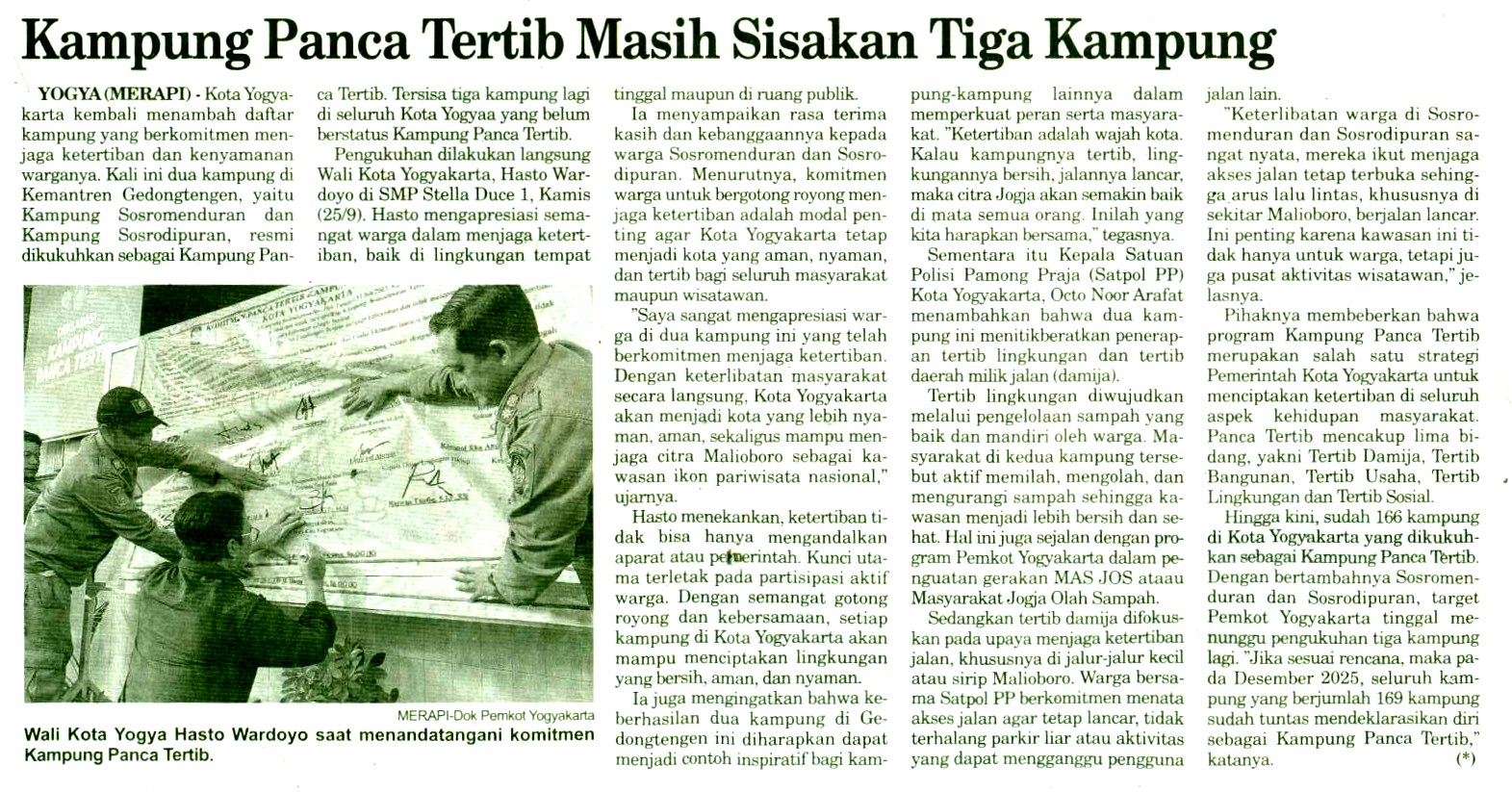 Kliping jogja terbaru