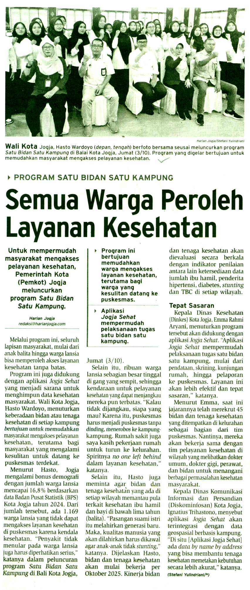 Kliping jogja terbaru