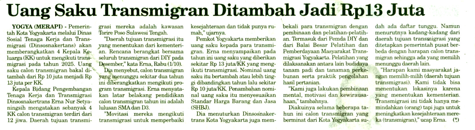 Kliping jogja terbaru