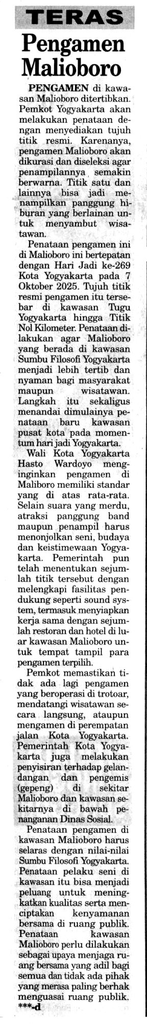 Kliping jogja terbaru