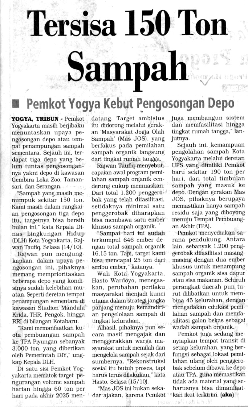 Kliping jogja terbaru