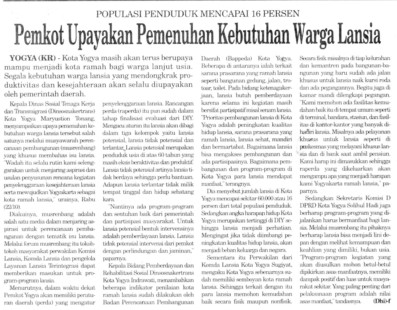 Kliping jogja terbaru