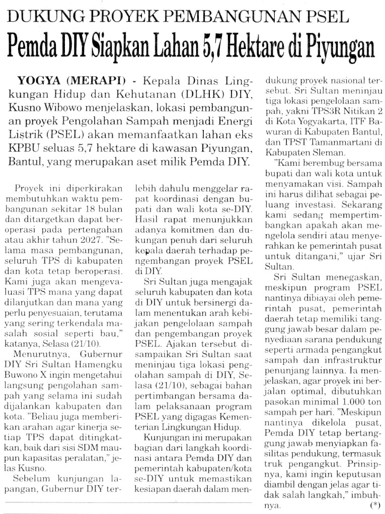 Kliping jogja terbaru
