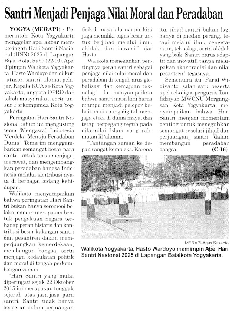 Kliping jogja terbaru