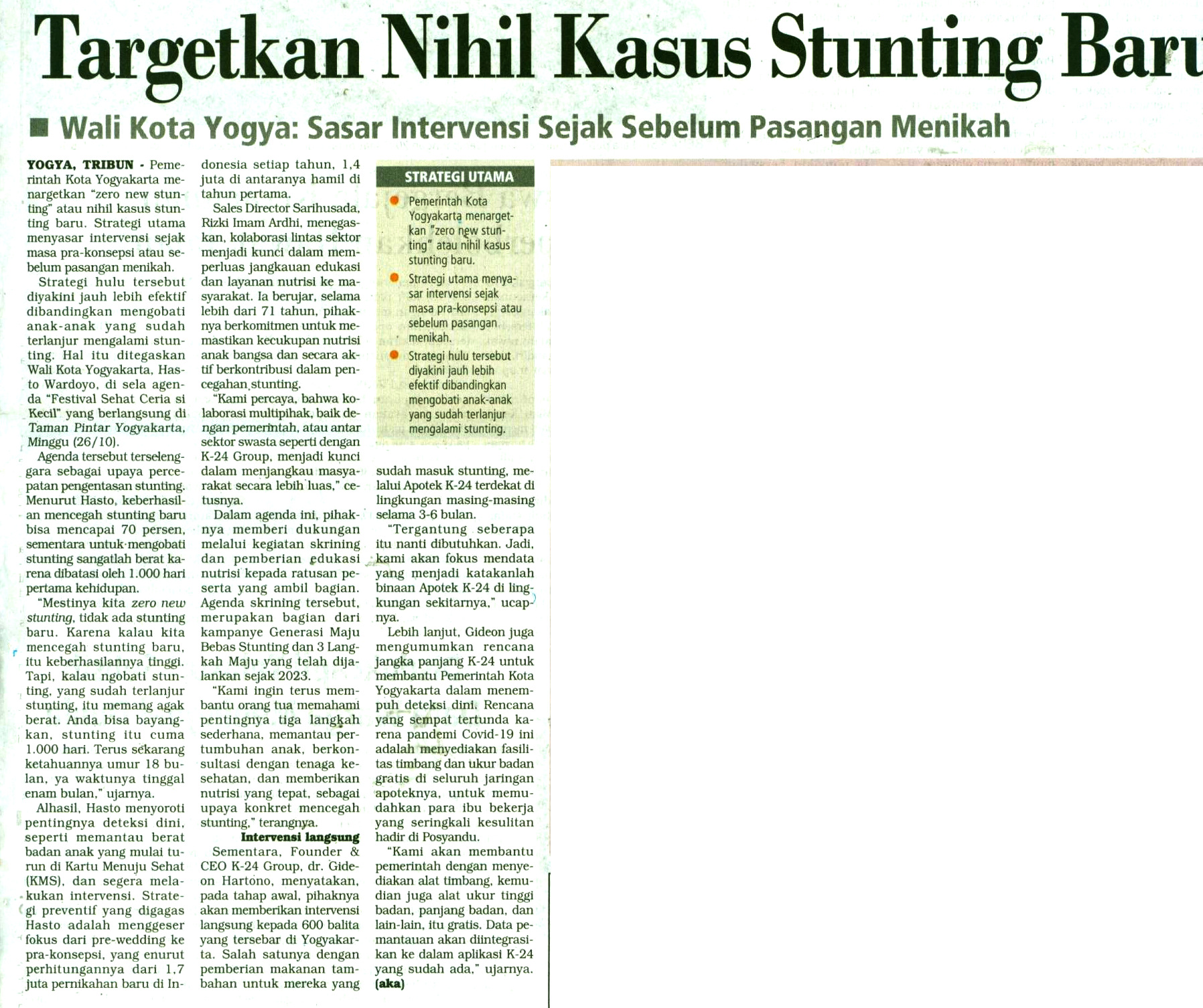 Kliping jogja terbaru