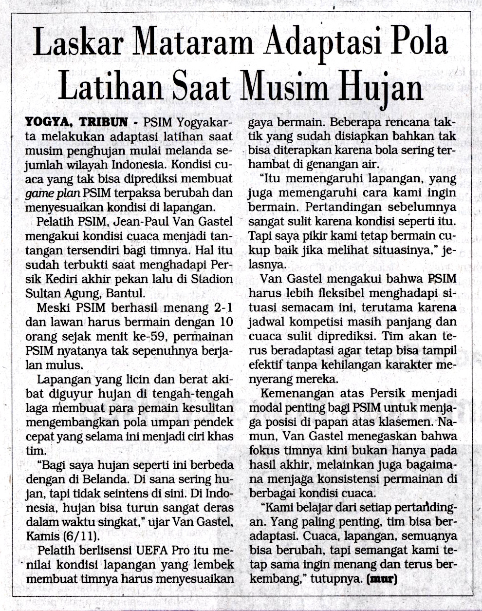 Kliping jogja terbaru