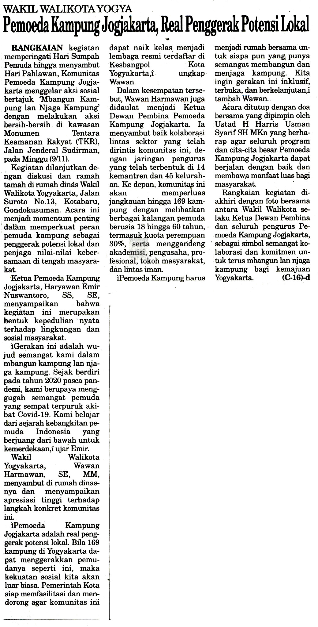 Kliping jogja terbaru
