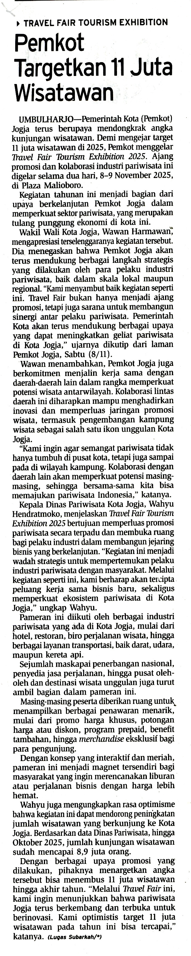 Kliping jogja terbaru