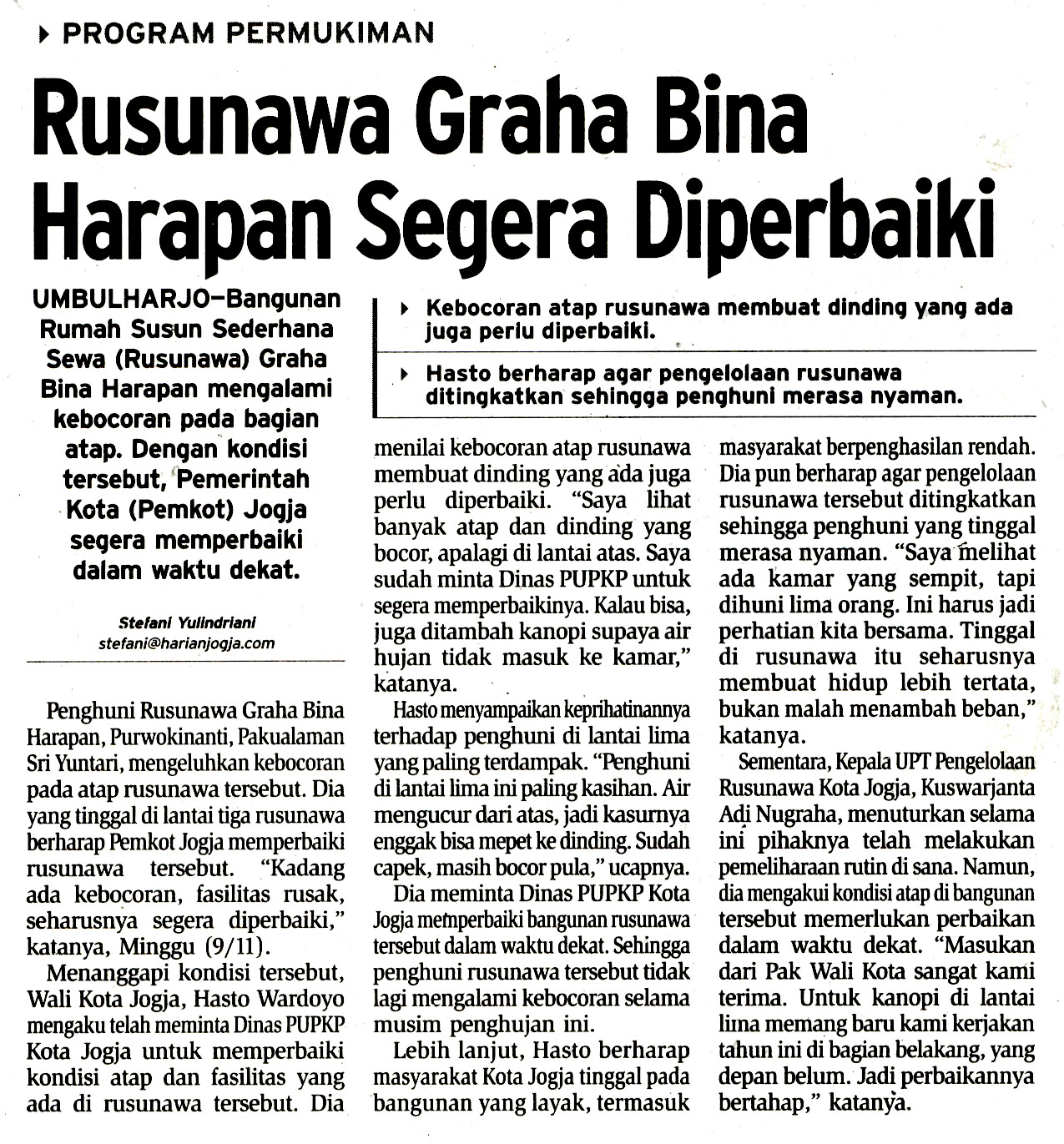 Kliping jogja terbaru