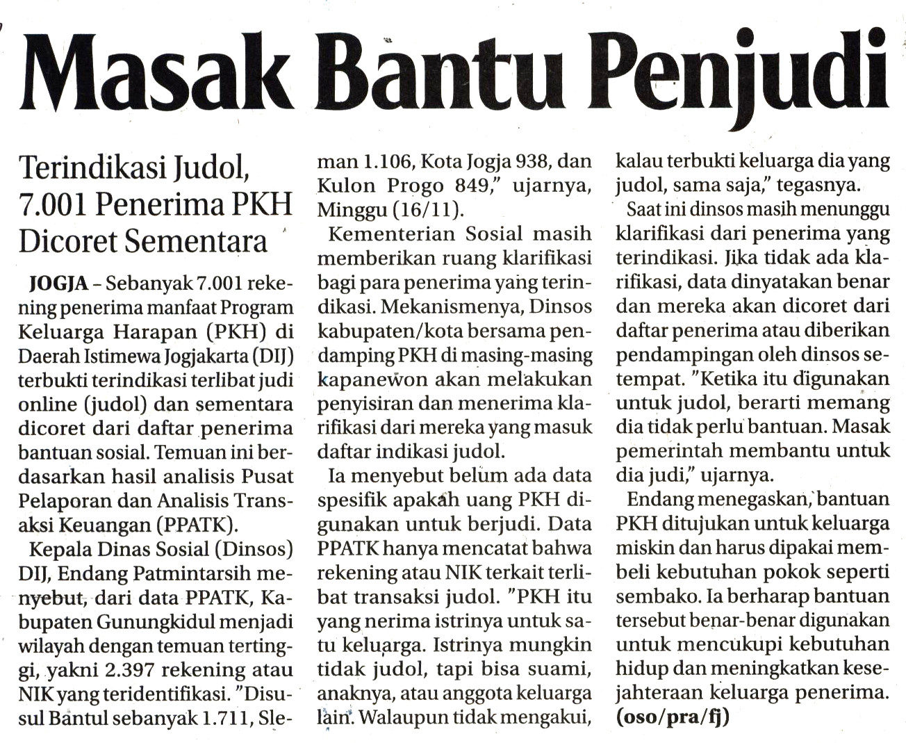 Kliping jogja terbaru