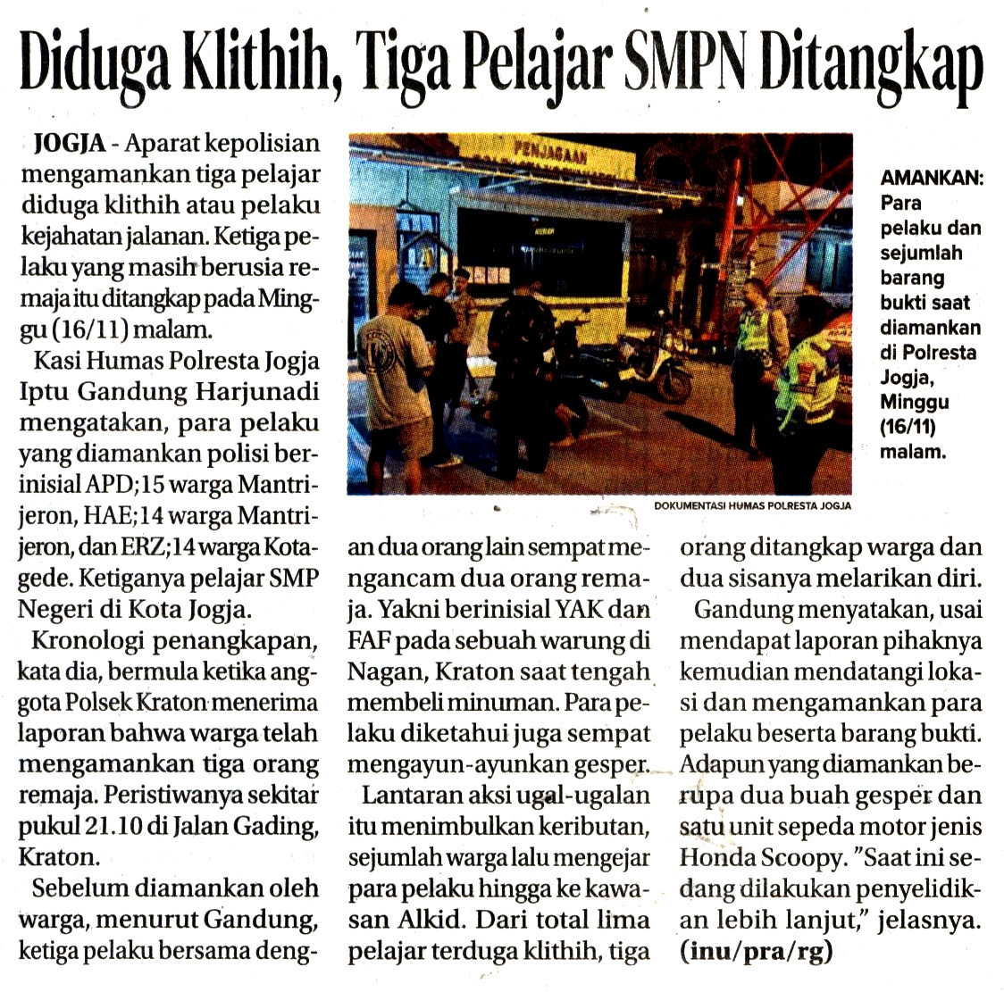 Kliping jogja terbaru
