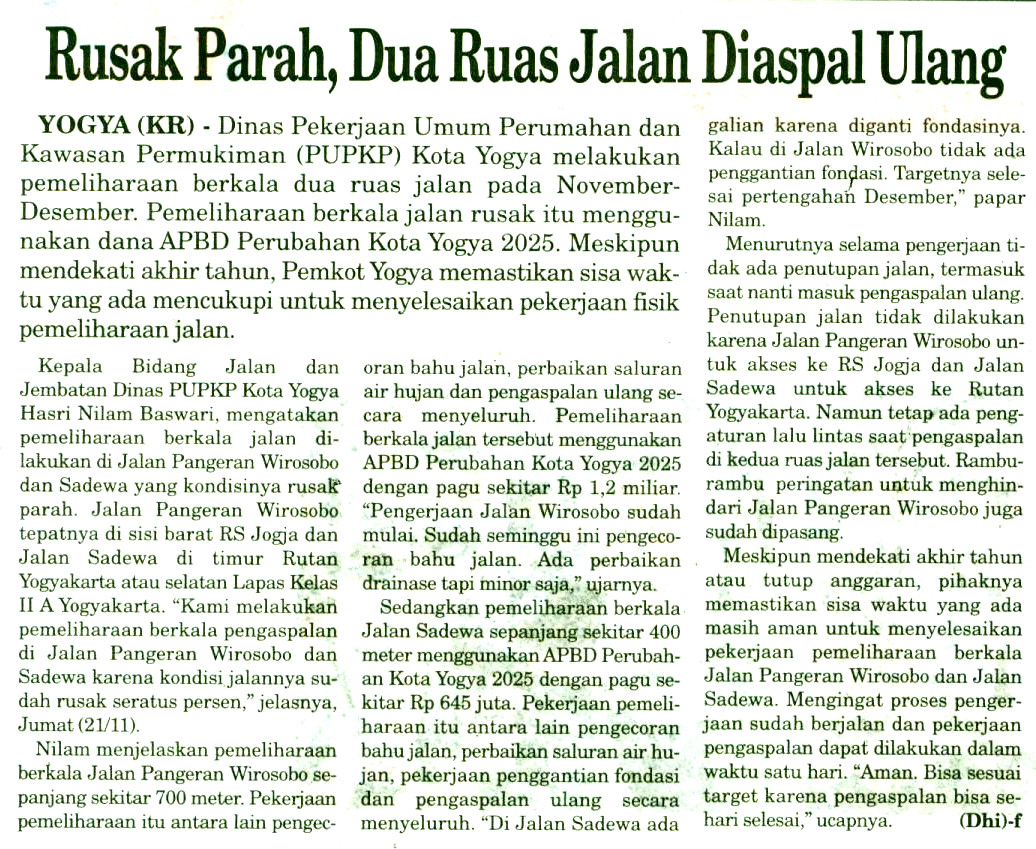 Kliping jogja terbaru