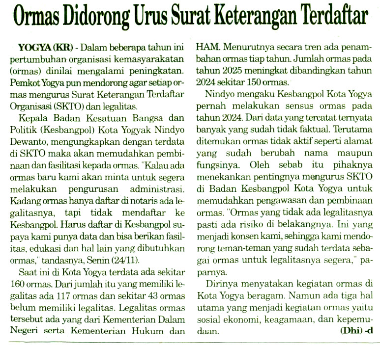 Kliping jogja terbaru