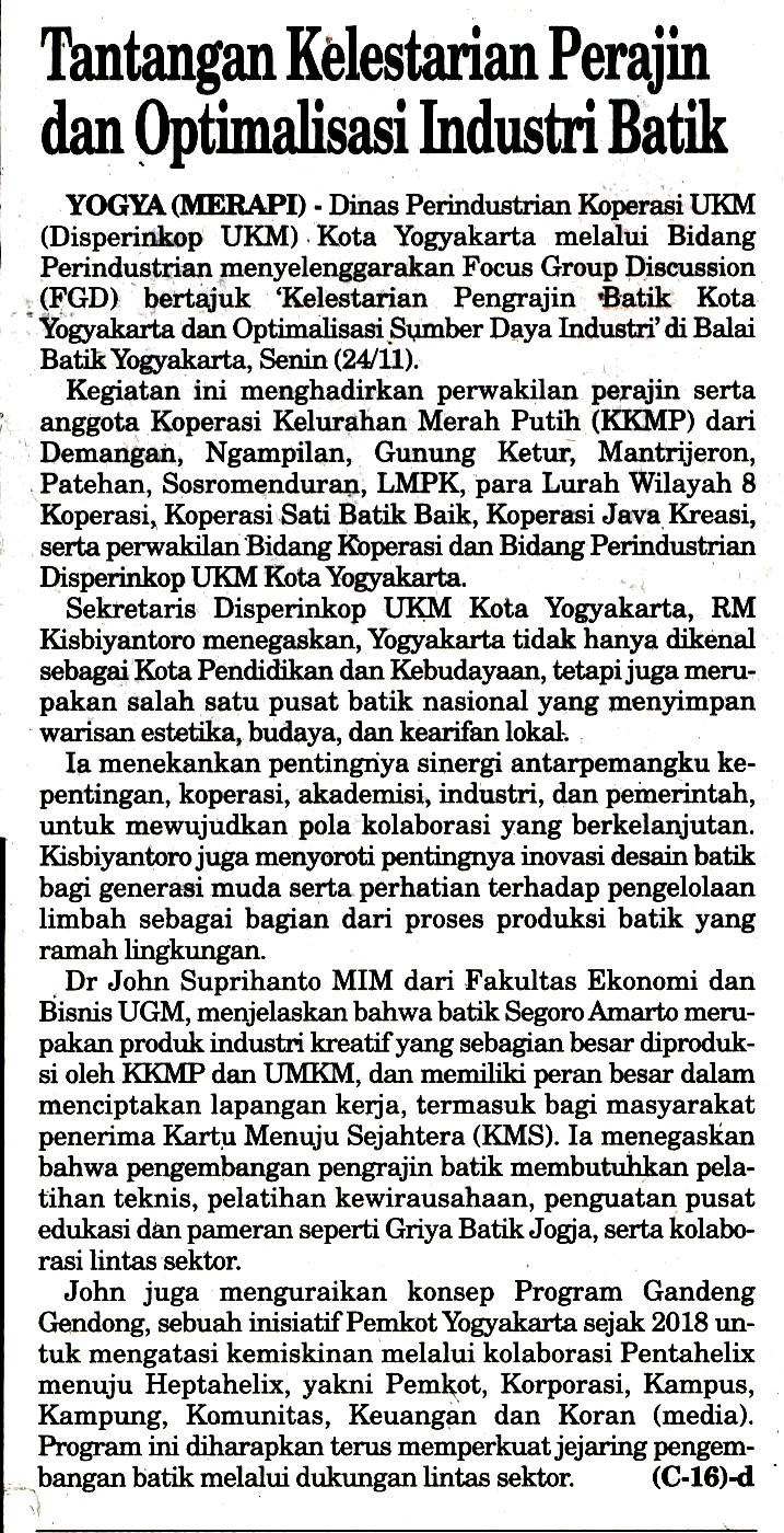 Kliping jogja terbaru