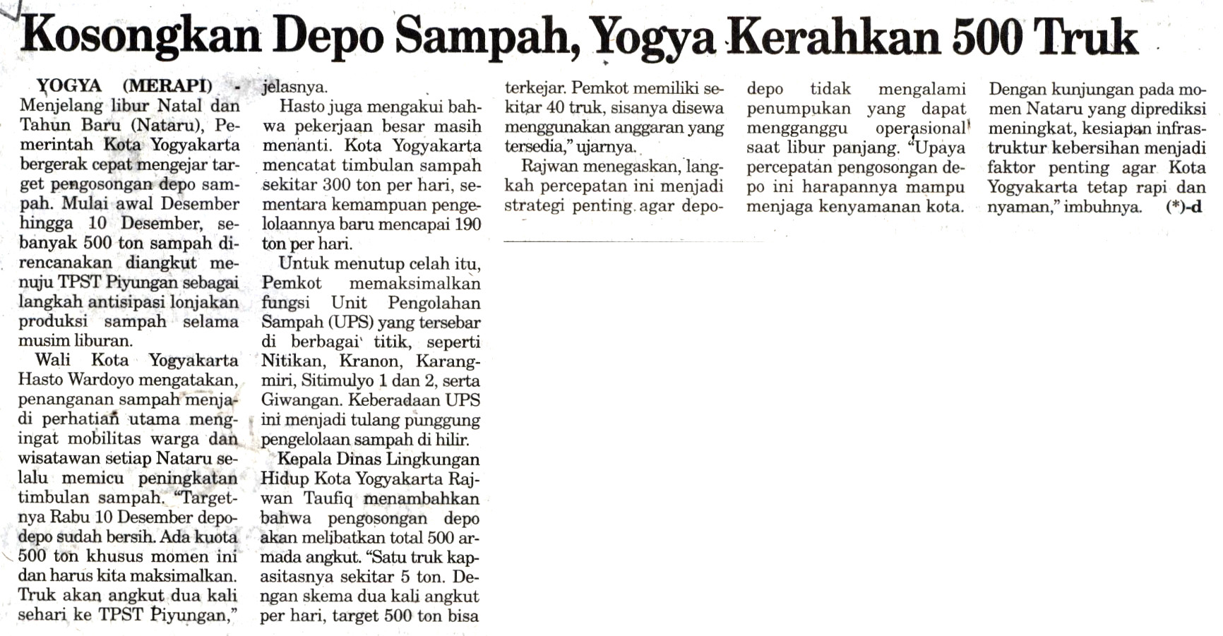 Kliping jogja terbaru