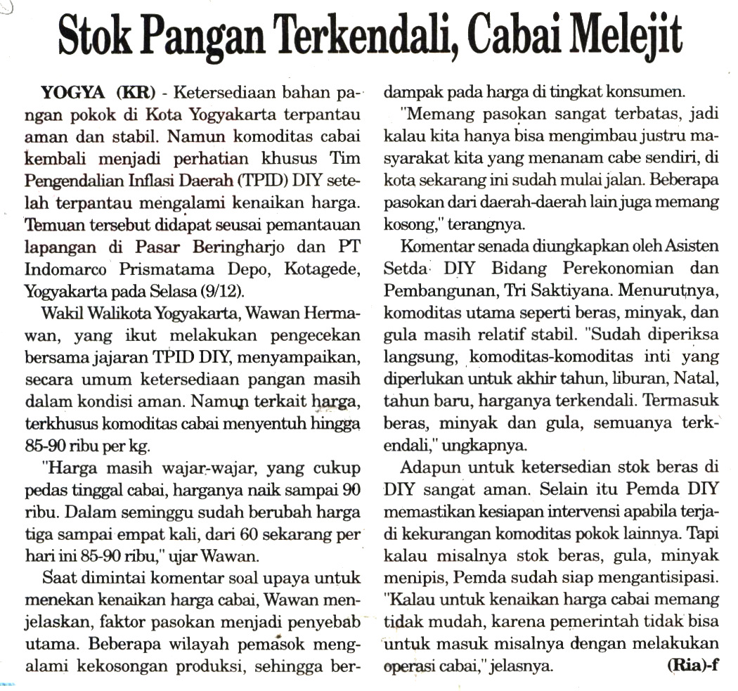 Kliping jogja terbaru
