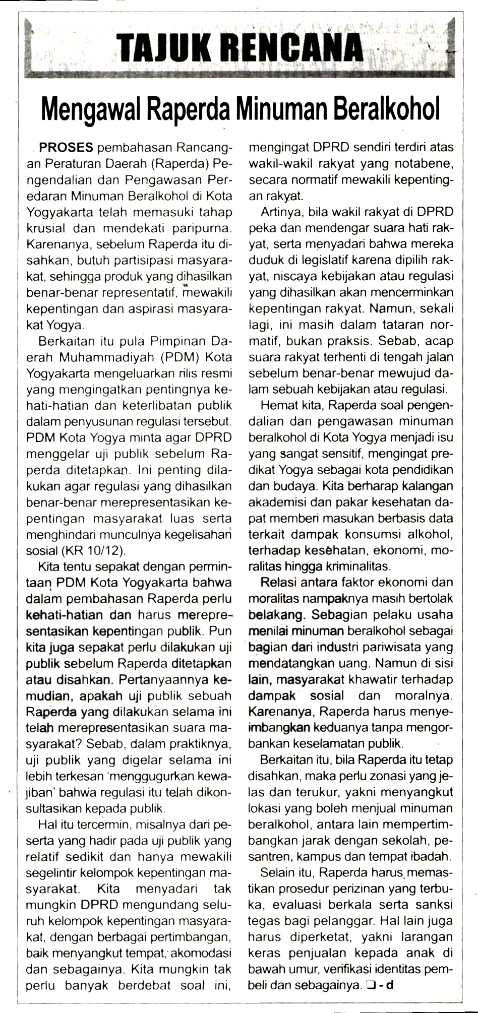 Kliping jogja terbaru