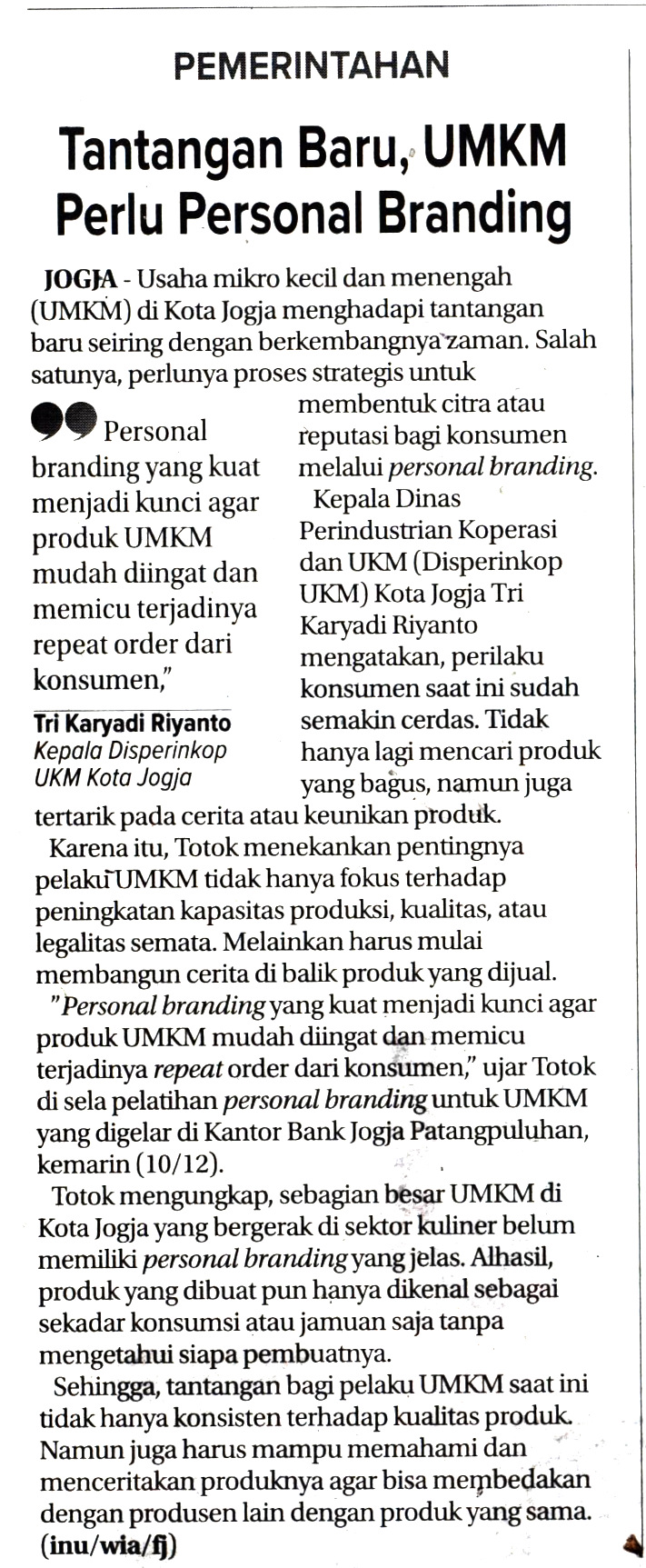 Kliping jogja terbaru