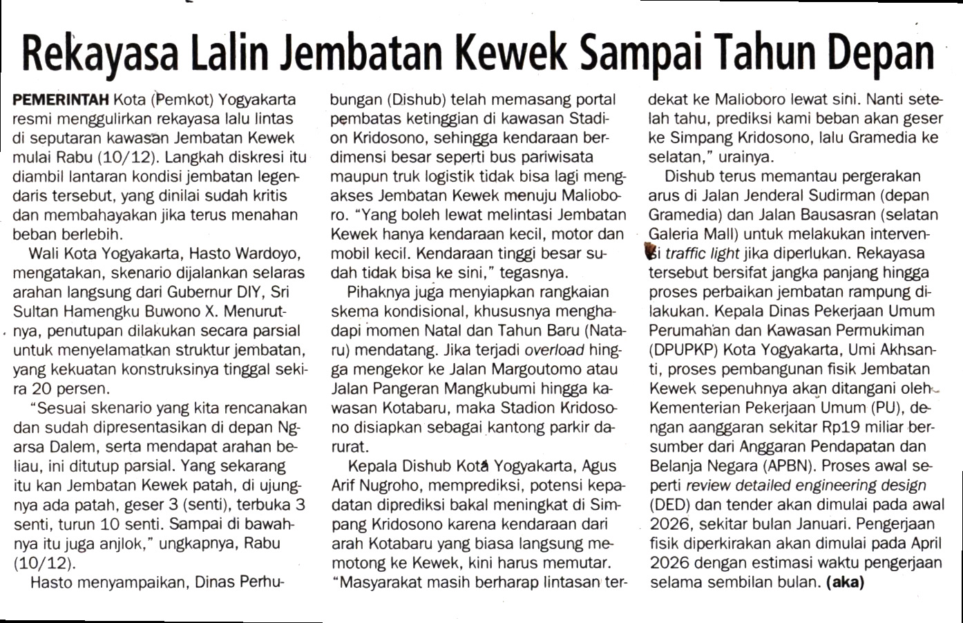 Kliping jogja terbaru
