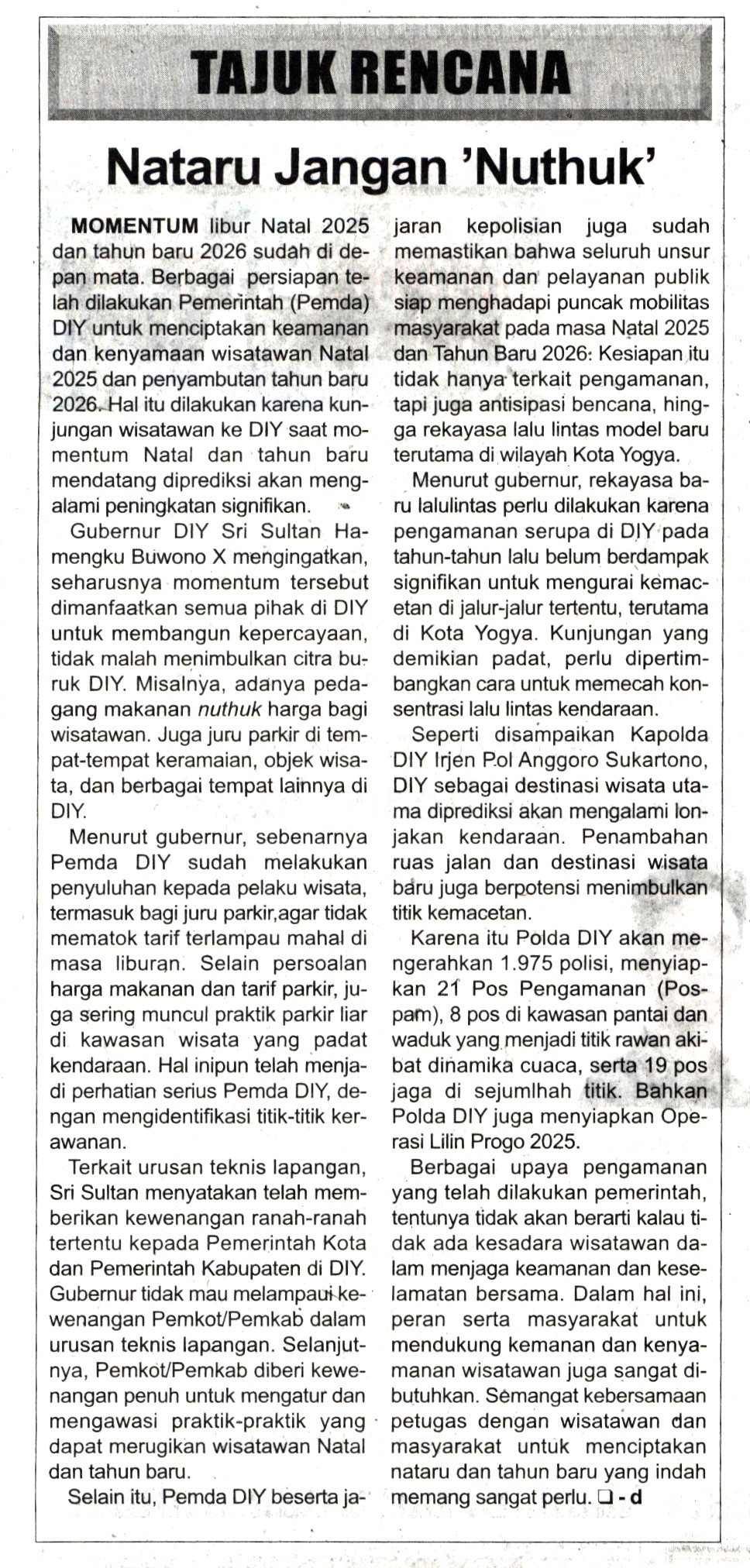 Kliping jogja terbaru