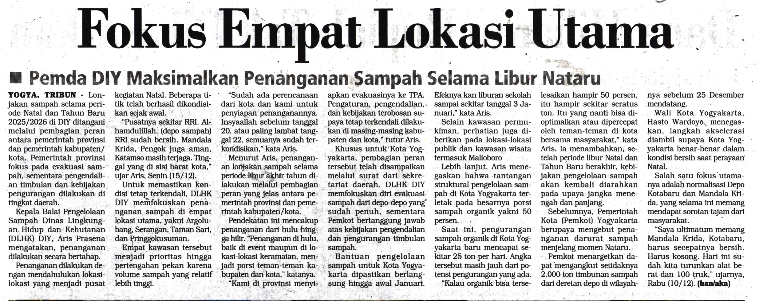 Kliping jogja terbaru