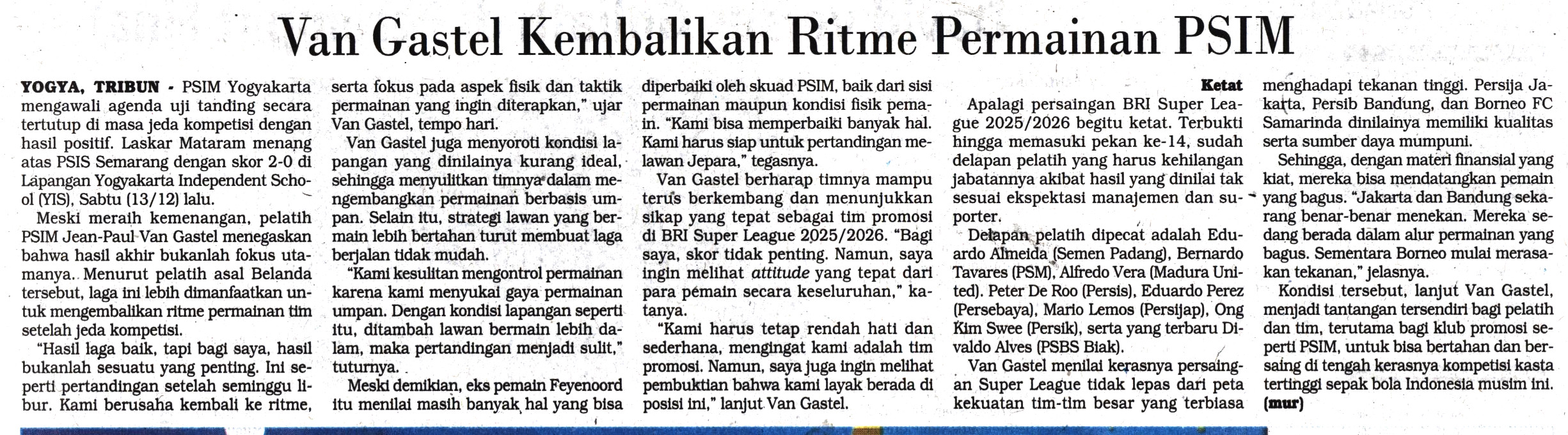 Kliping jogja terbaru