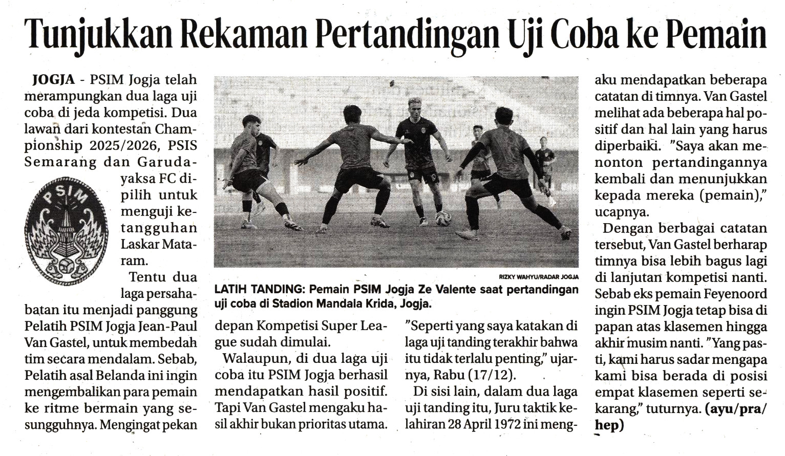 Kliping jogja terbaru