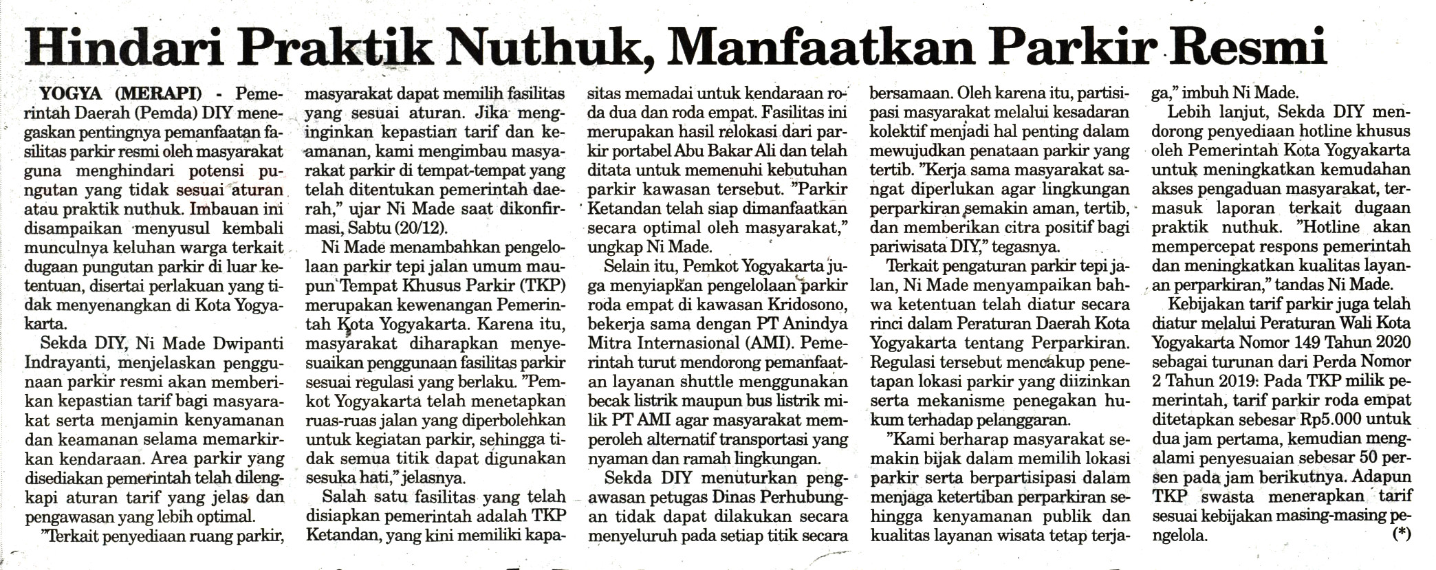 Kliping jogja terbaru