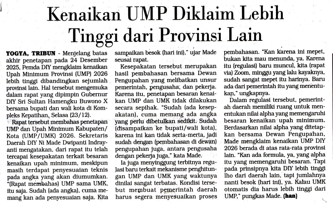 Kliping jogja terbaru