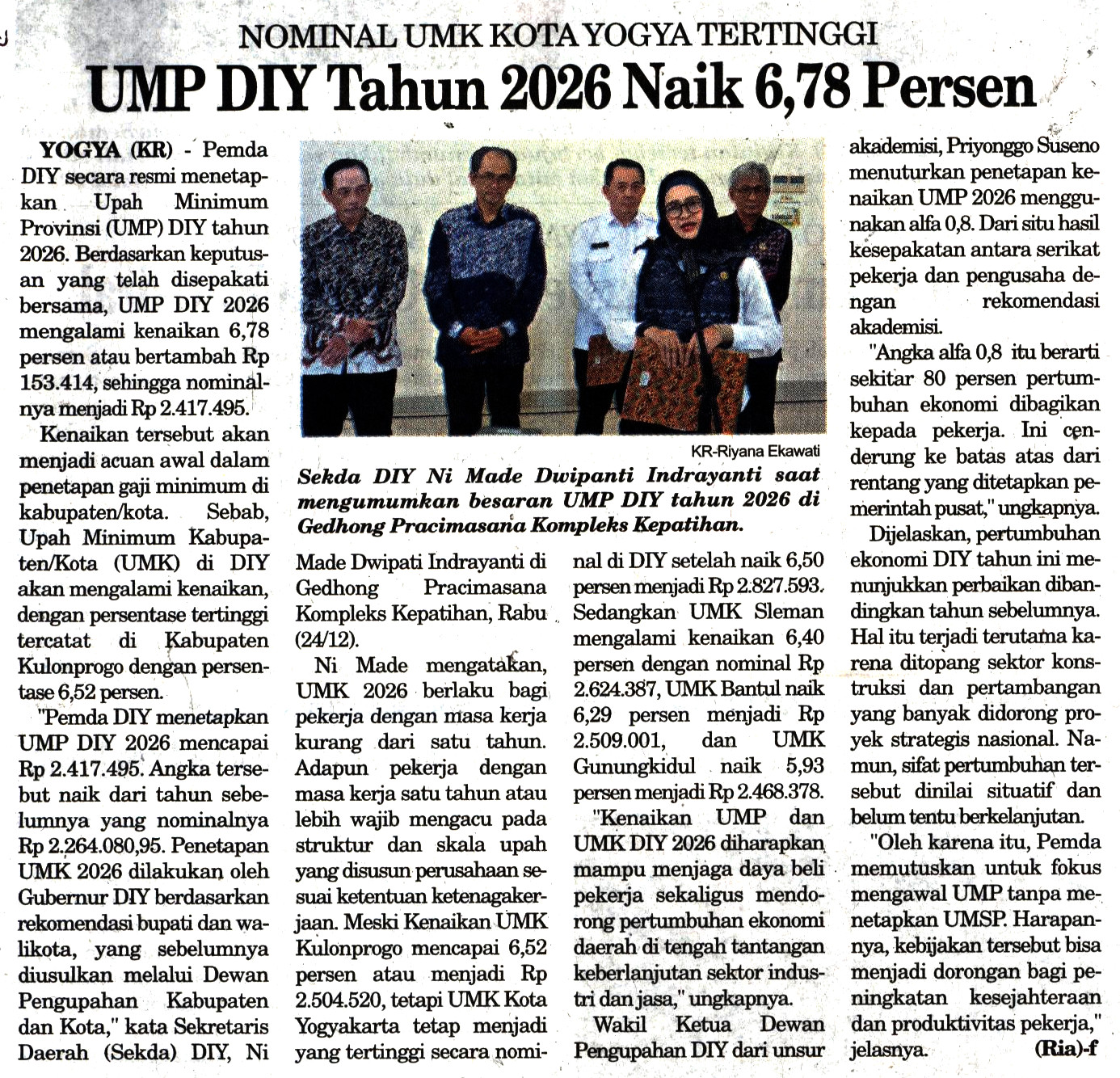 Kliping jogja terbaru