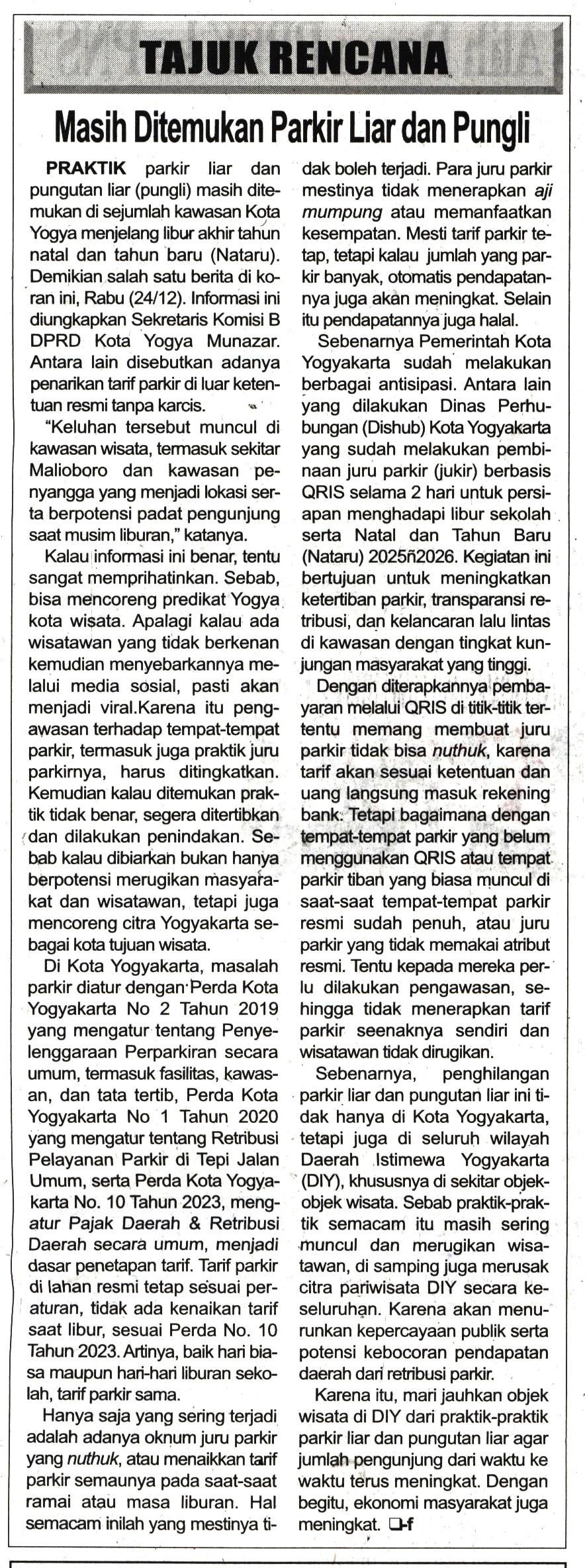 Kliping jogja terbaru