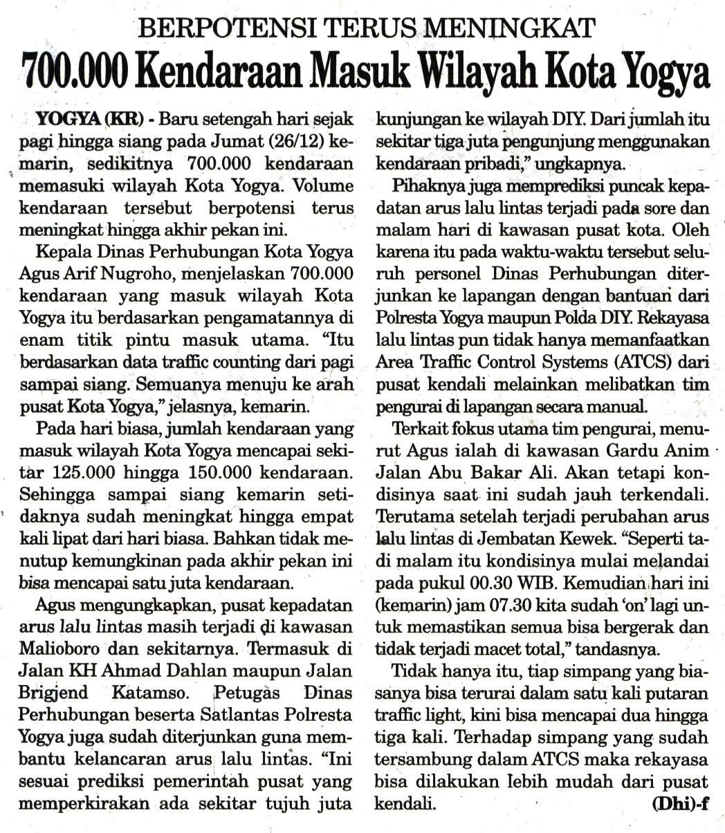 Kliping jogja terbaru