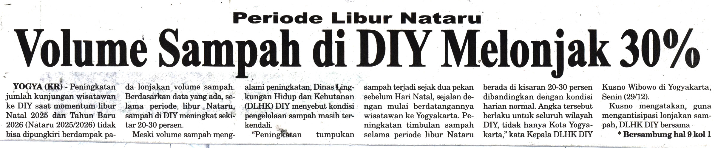 Kliping jogja terbaru